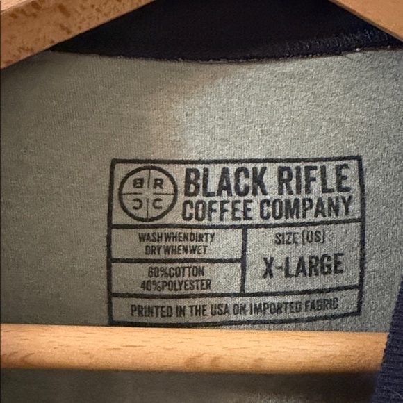 Black Rifle Coffee Company Raglan Tee - Picture 2 of 2